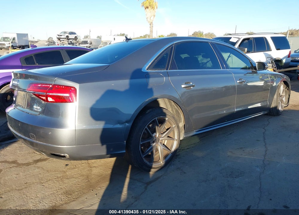 2016 AUDI A8 L 4.0T SPORT VIN: WAU43AFD1GN008031