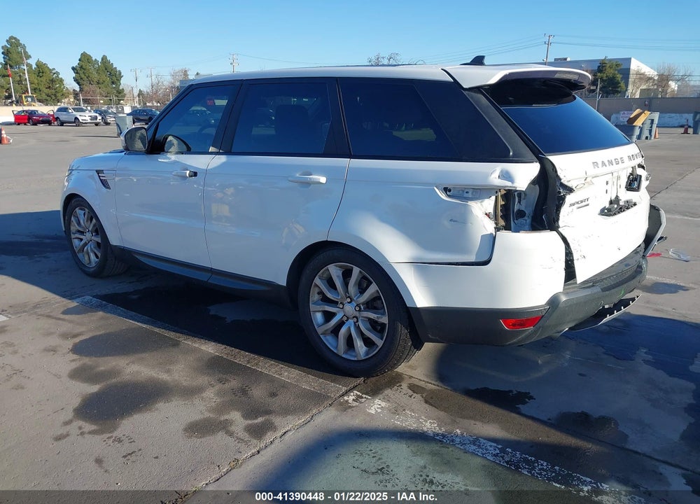 2016 LAND ROVER RANGE ROVER SPORT 3.0L V6 SUPERCHARGED HSE VIN: SALWR2VF9GA556295