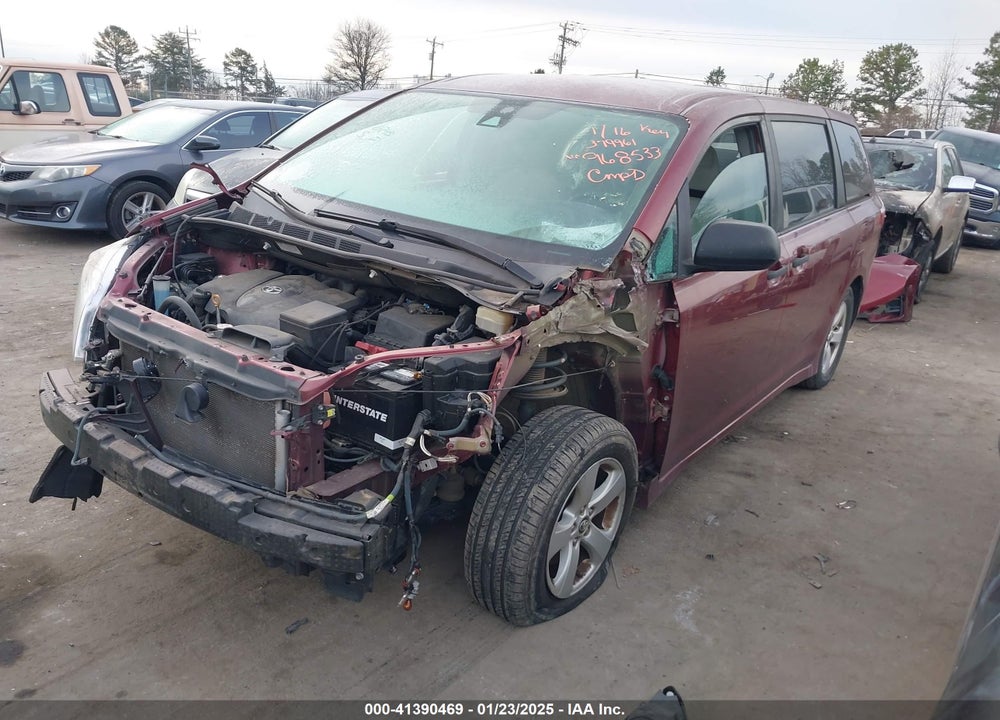 2019 TOYOTA SIENNA L 7 PASSENGER VIN: 5TDZZ3DC3KS968533