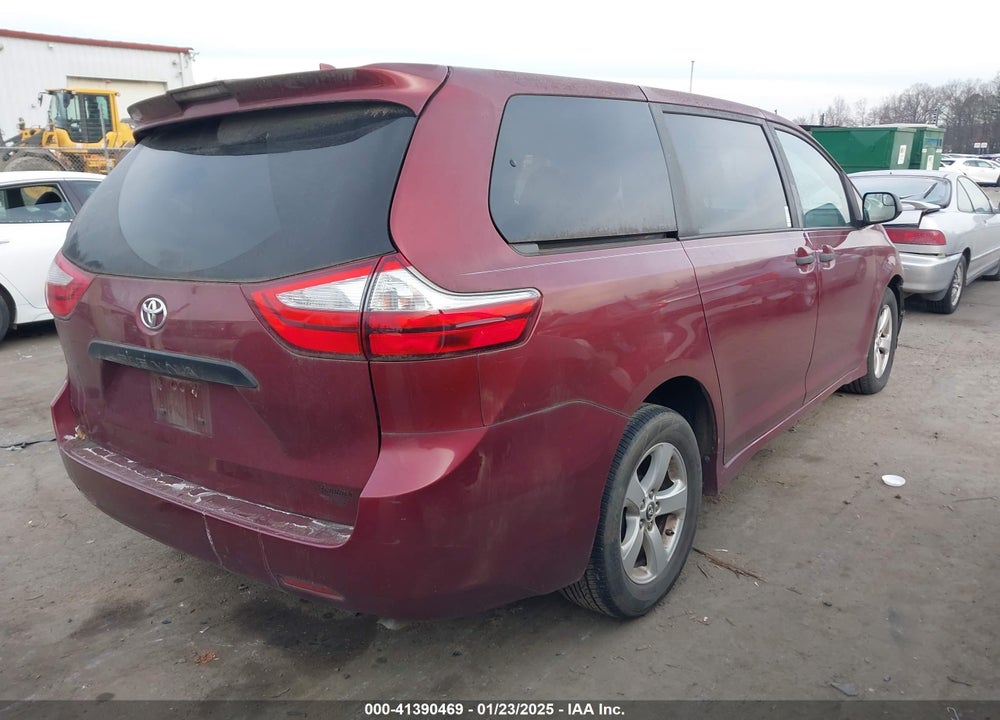 2019 TOYOTA SIENNA L 7 PASSENGER VIN: 5TDZZ3DC3KS968533