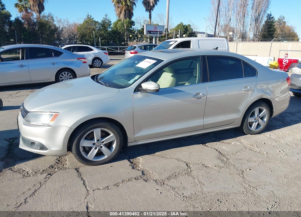 2012 VOLKSWAGEN JETTA VIN: 3VWLL7AJ9CM314572