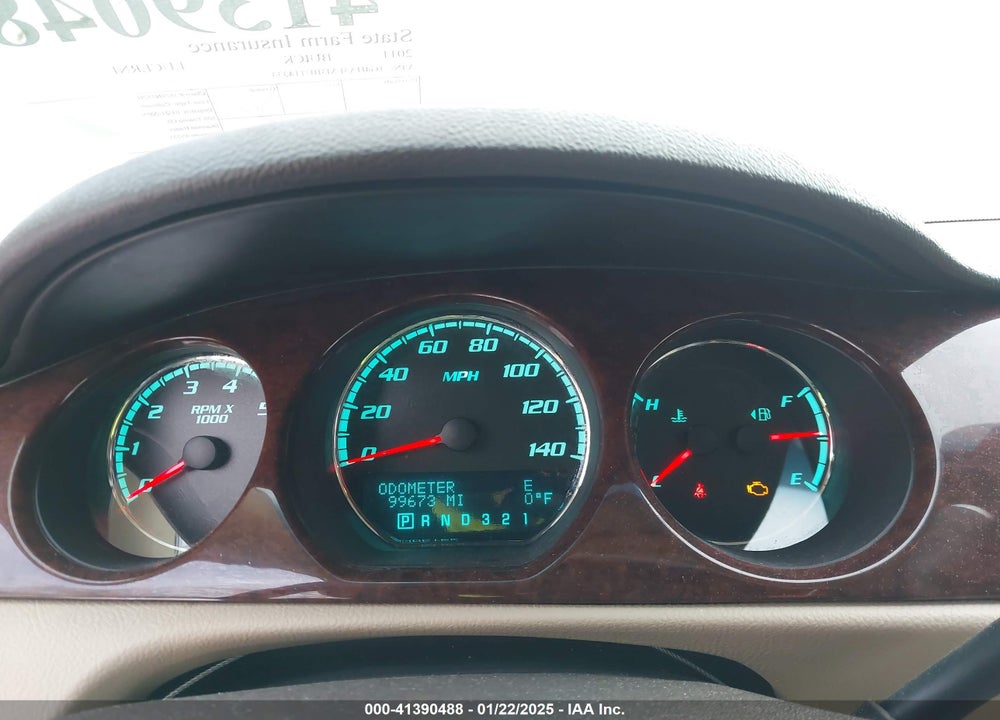 2011 BUICK LUCERNE CX VIN: 1G4HA5EM3BU114333