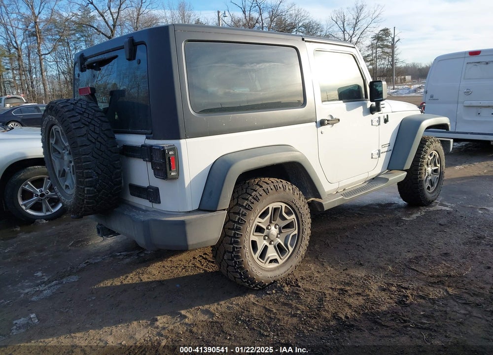 2014 JEEP WRANGLER SPORT VIN: 1C4AJWAG3EL129677