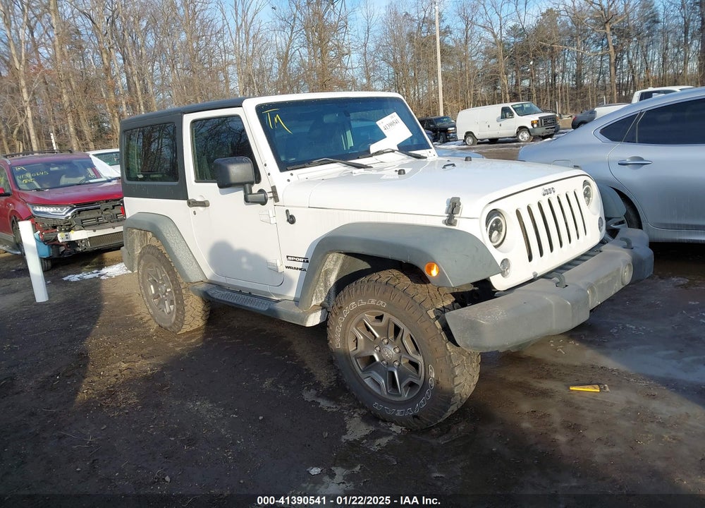 2014 JEEP WRANGLER SPORT VIN: 1C4AJWAG3EL129677