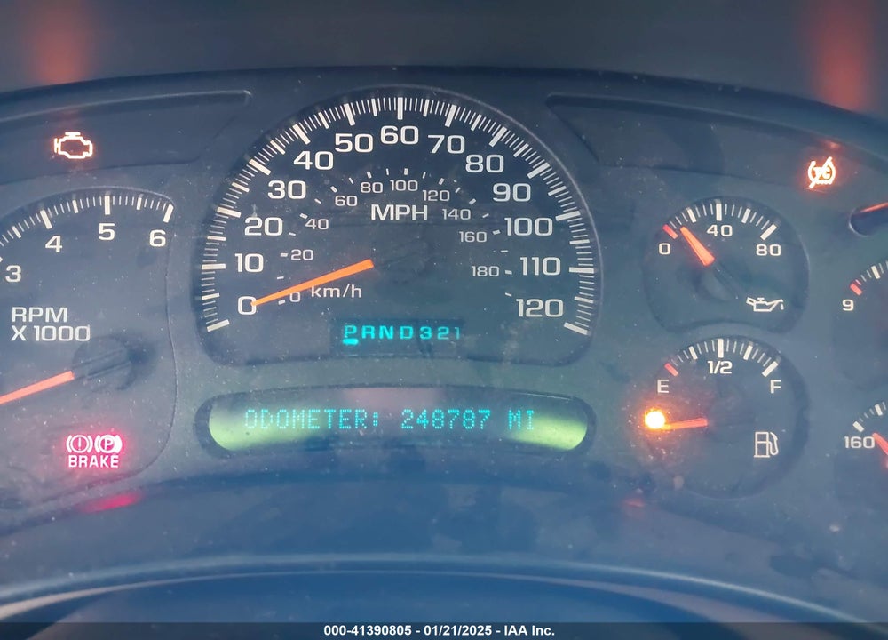 2005 CHEVROLET TAHOE Z71 VIN: 1GNEK13T45R194201