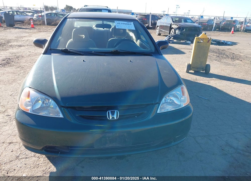 2001 HONDA CIVIC LX VIN: 1HGEM22571L008905