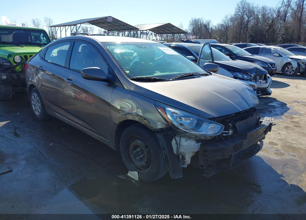 2014 HYUNDAI ACCENT GLS VIN: KMHCT4AE3EU738537