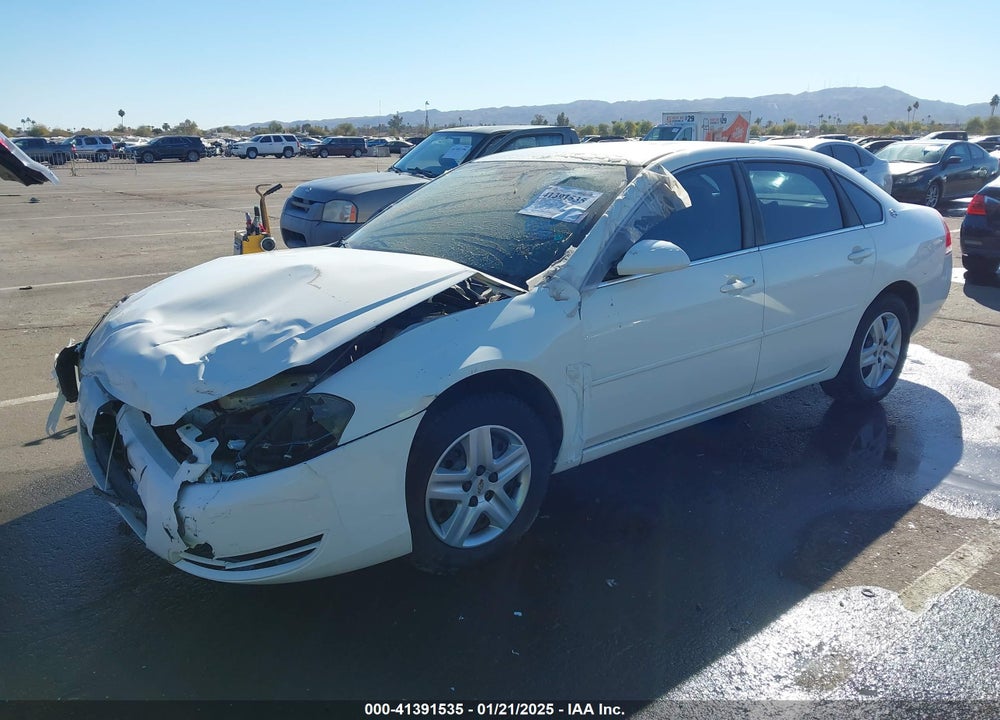 2008 CHEVROLET IMPALA LS VIN: 2G1WB58N581360214