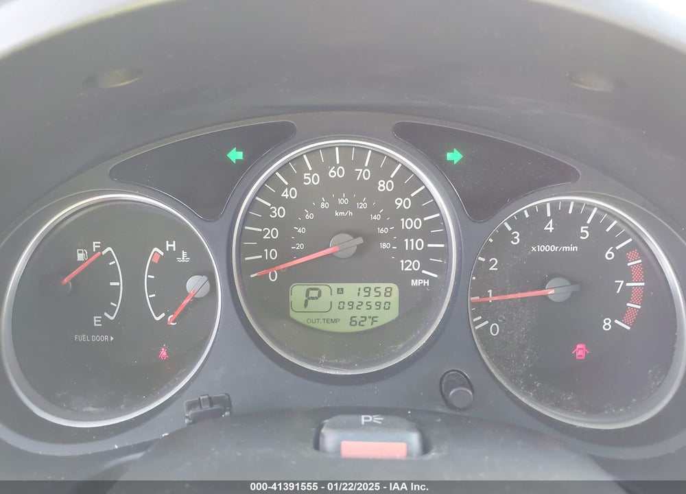 2005 SUBARU FORESTER 2.5X VIN: JF1SG63685H707644