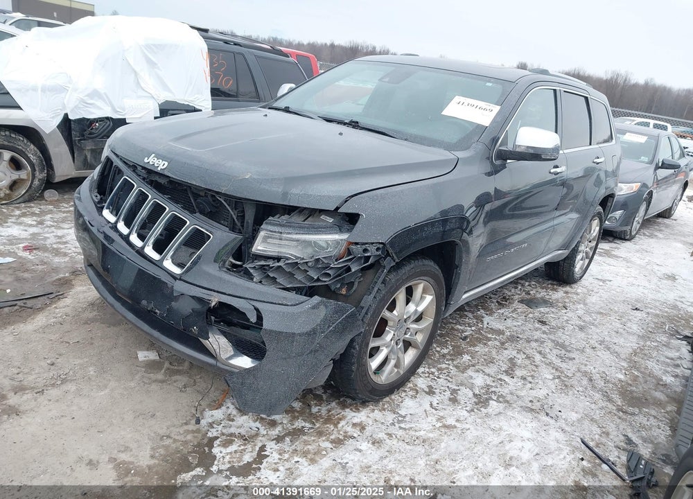 2014 JEEP GRAND CHEROKEE SUMMIT VIN: 1C4RJFJG9EC214204