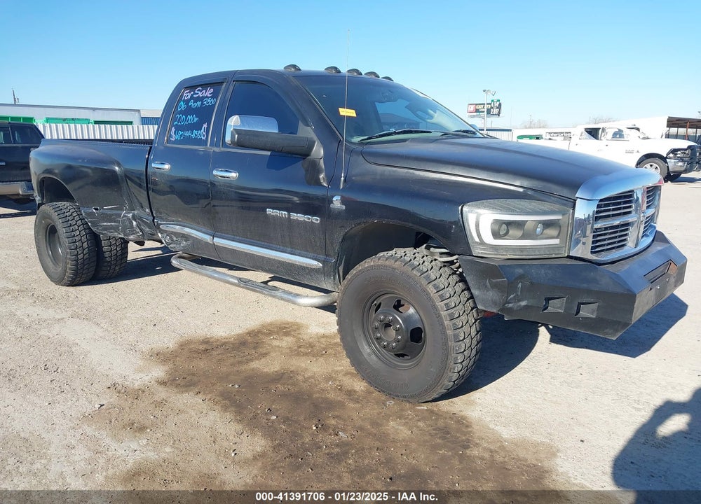 2006 DODGE RAM 3500 LARAMIE VIN: 3D7MX48C86G210794