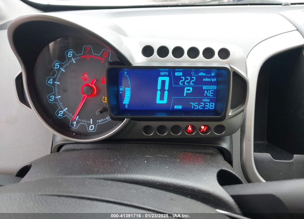 2012 CHEVROLET SONIC VIN: 1G1JC5SH4C4192752