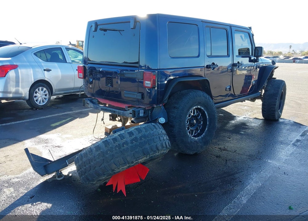 2008 JEEP WRANGLER UNLIMITED RUBICON VIN: 1J8GA69158L616452