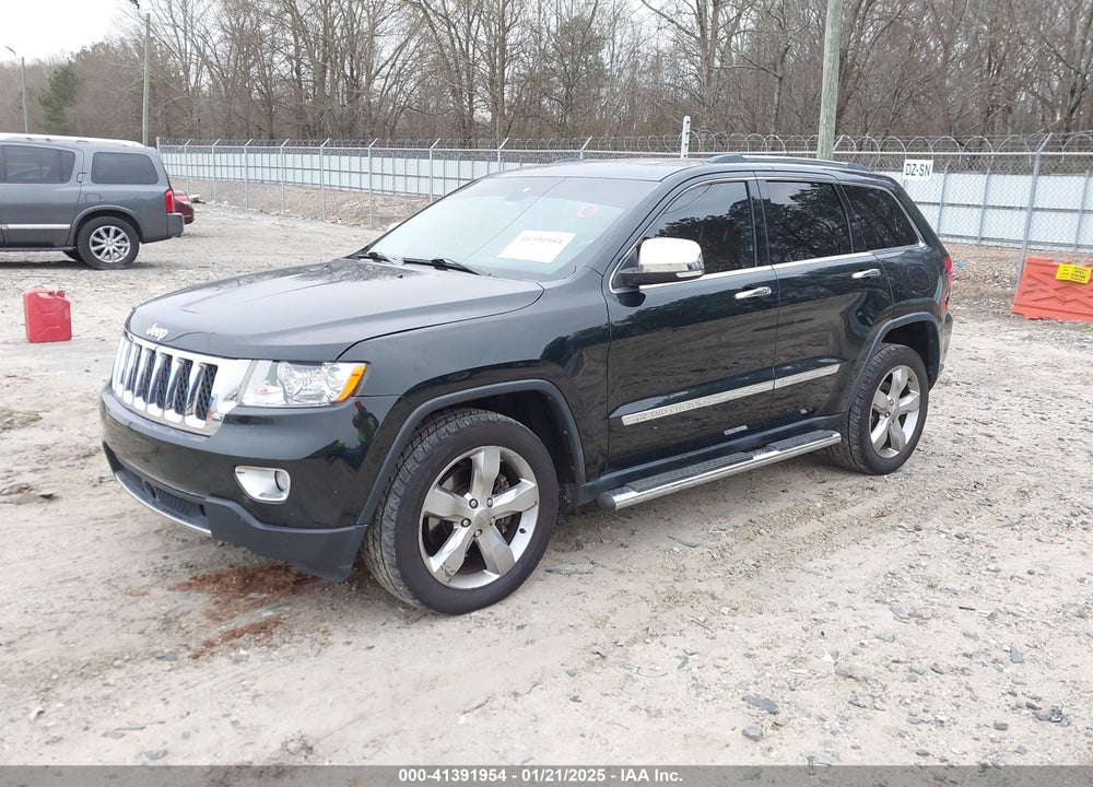 2012 JEEP GRAND CHEROKEE OVERLAND VIN: 1C4RJFCTXCC279229