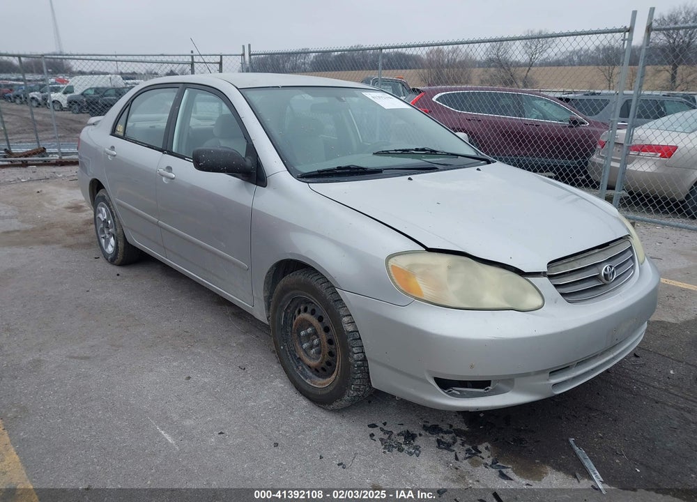 2004 TOYOTA COROLLA LE VIN: 1NXBR32E54Z313158