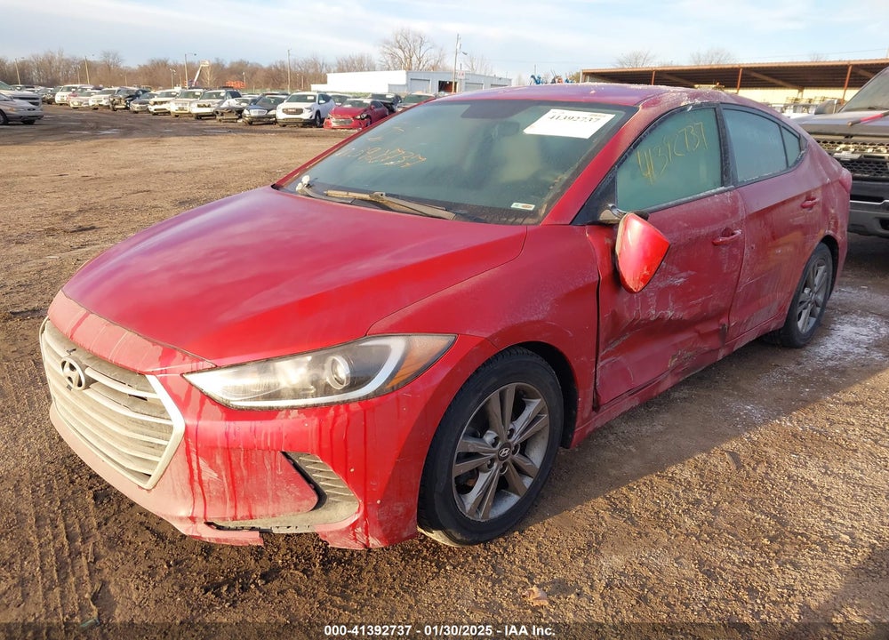 2018 HYUNDAI ELANTRA SEL VIN: 5NPD84LF8JH391324