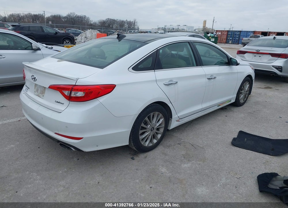 2015 HYUNDAI SONATA LIMITED VIN: 5NPE34AF4FH046918