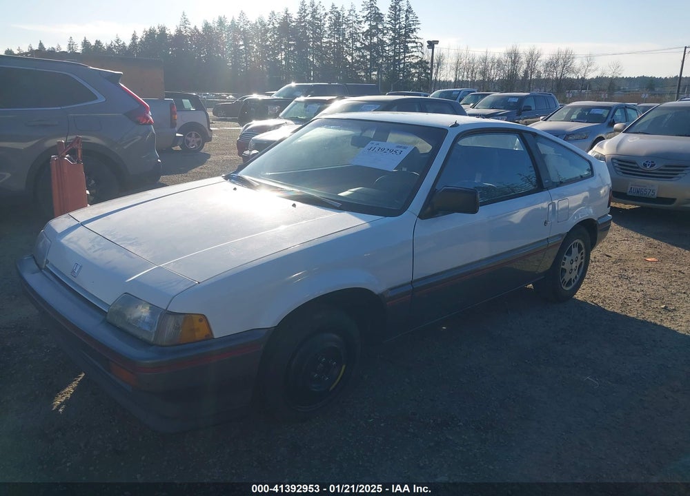 1987 HONDA CIVIC 1500 CRX VIN: JHMEC1325HS007542