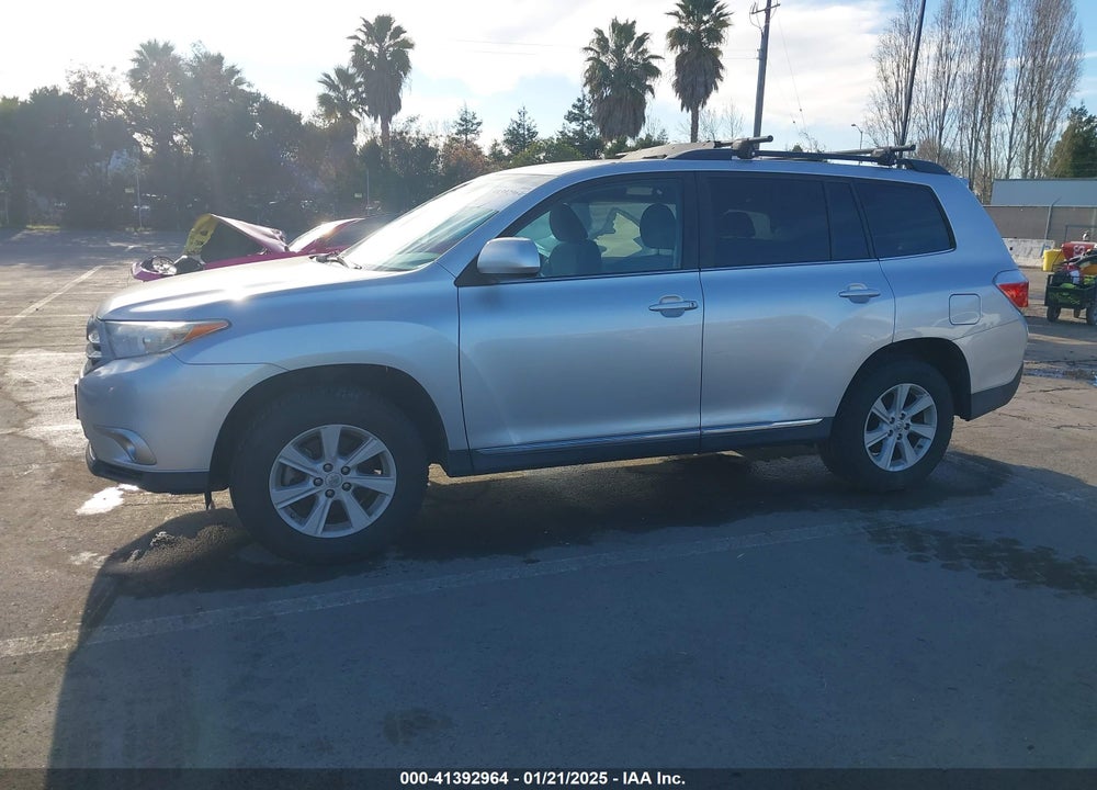 2013 TOYOTA HIGHLANDER BASE PLUS V6 VIN: 5TDBK3EH1DS269615