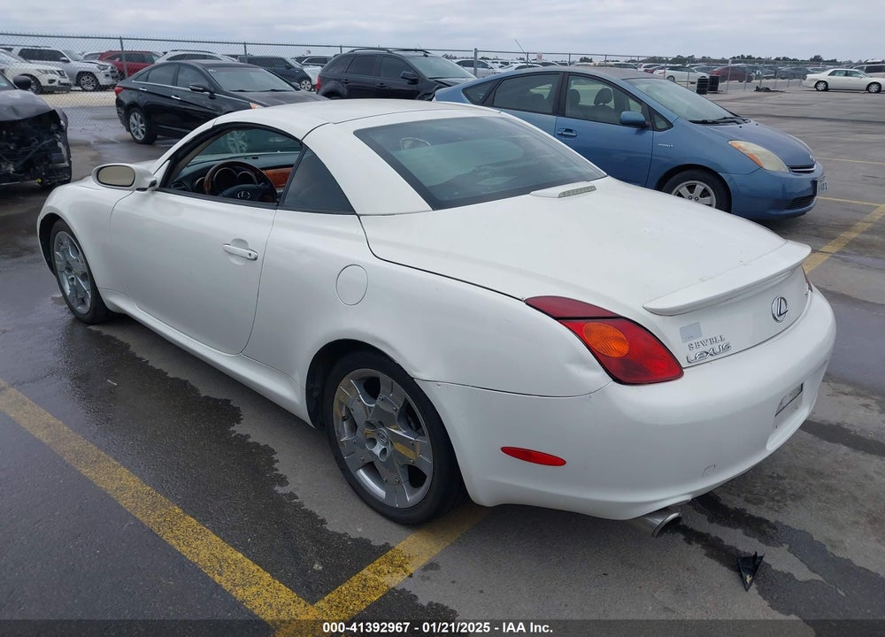 2003 LEXUS SC 430 VIN: JTHFN48Y630048490