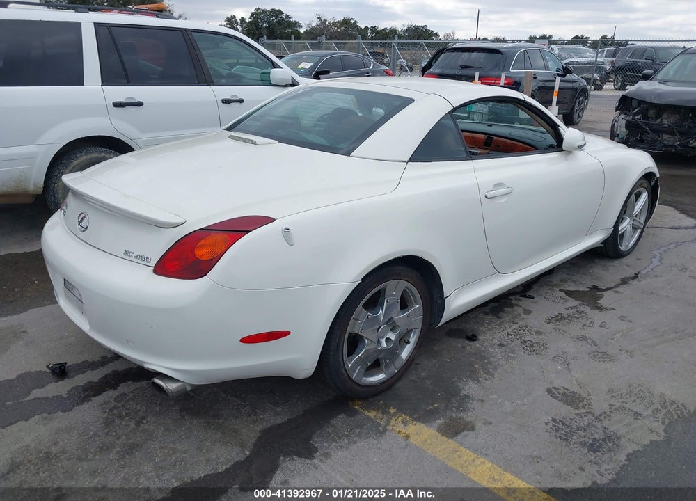 2003 LEXUS SC 430 VIN: JTHFN48Y630048490