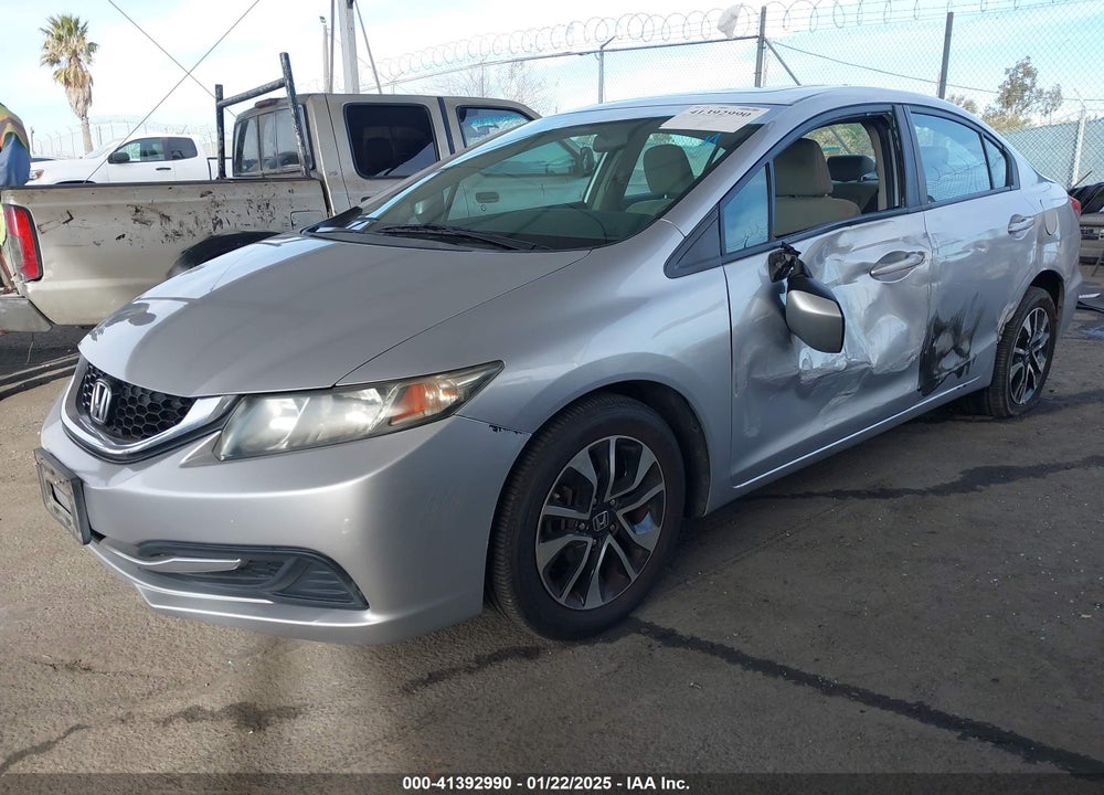 2013 HONDA CIVIC EX VIN: 19XFB2F87DE278551