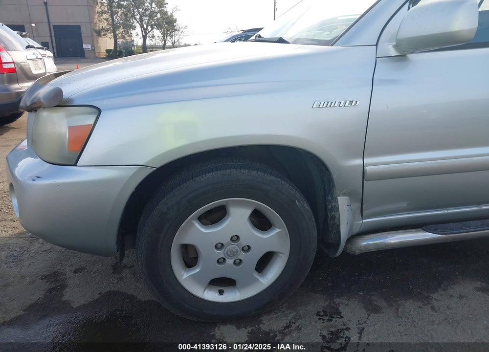2005 TOYOTA HIGHLANDER LIMITED V6 VIN: JTEDP21A650061727