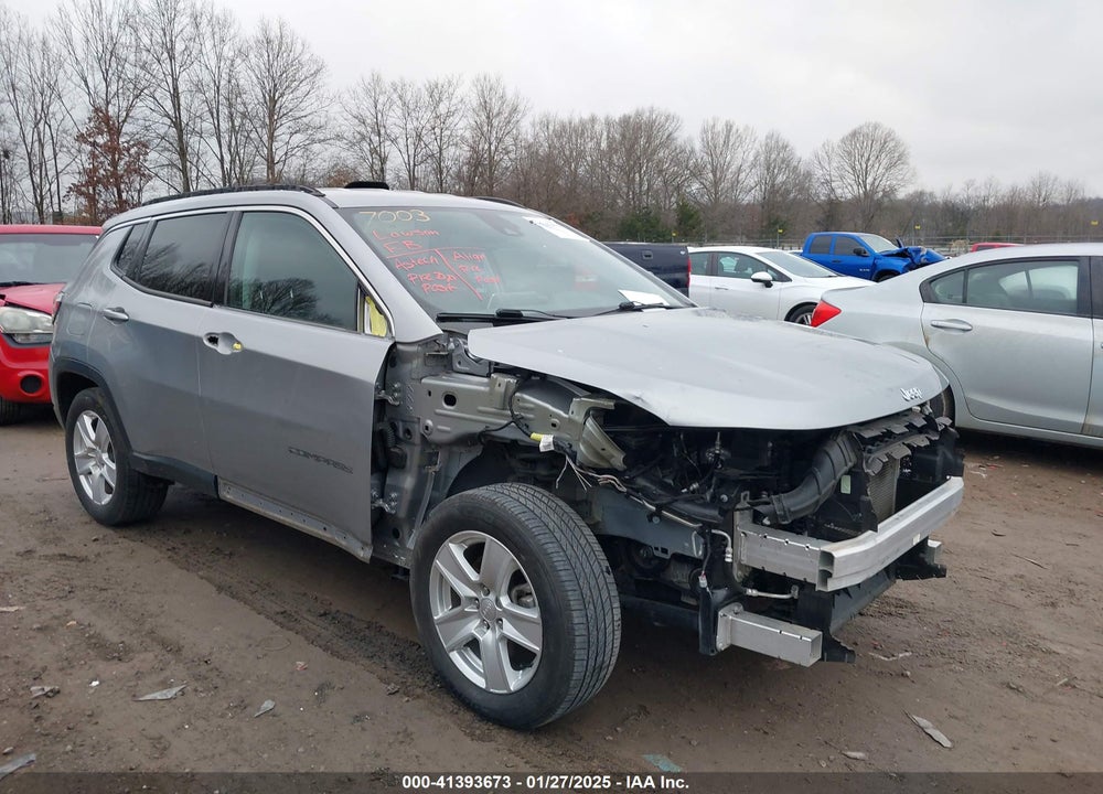 2022 JEEP COMPASS LATITUDE FWD VIN: 3C4NJCBB0NT139767