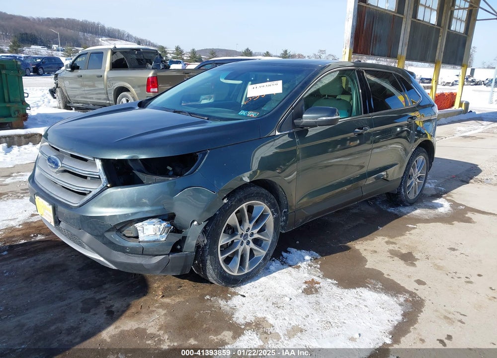 2015 FORD EDGE TITANIUM VIN: 2FMPK4K80FBB76357
