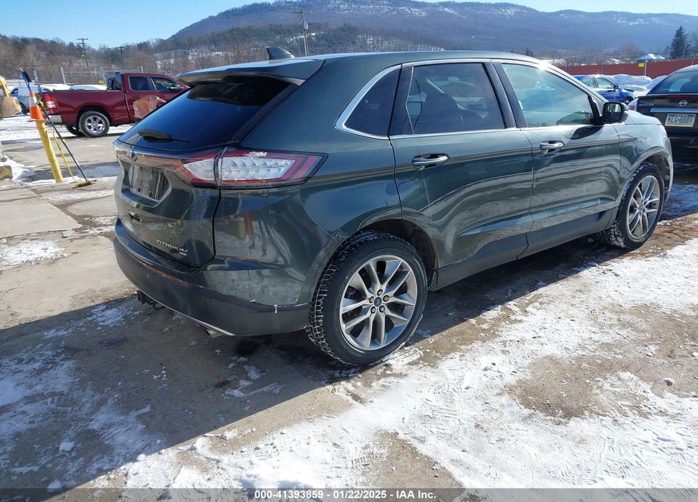 2015 FORD EDGE TITANIUM VIN: 2FMPK4K80FBB76357