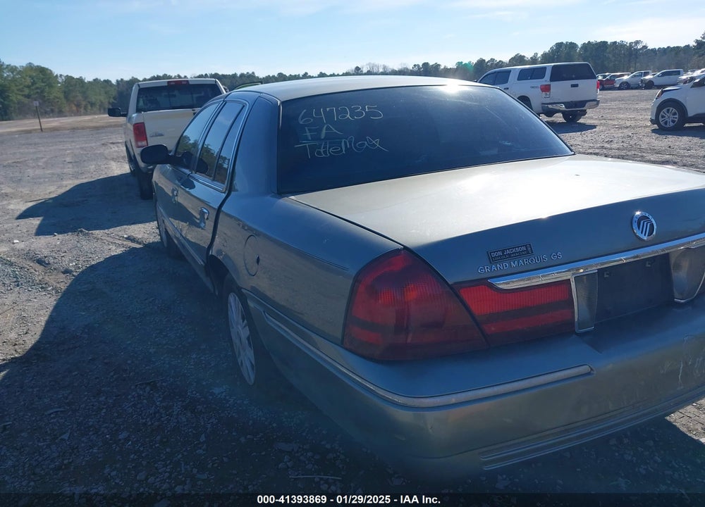 2004 MERCURY GRAND MARQUIS GS VIN: 2MEFM74W04X647235