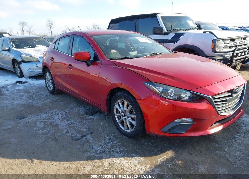 2016 MAZDA 3 I SPORT VIN: 3MZBM1K72GM274463