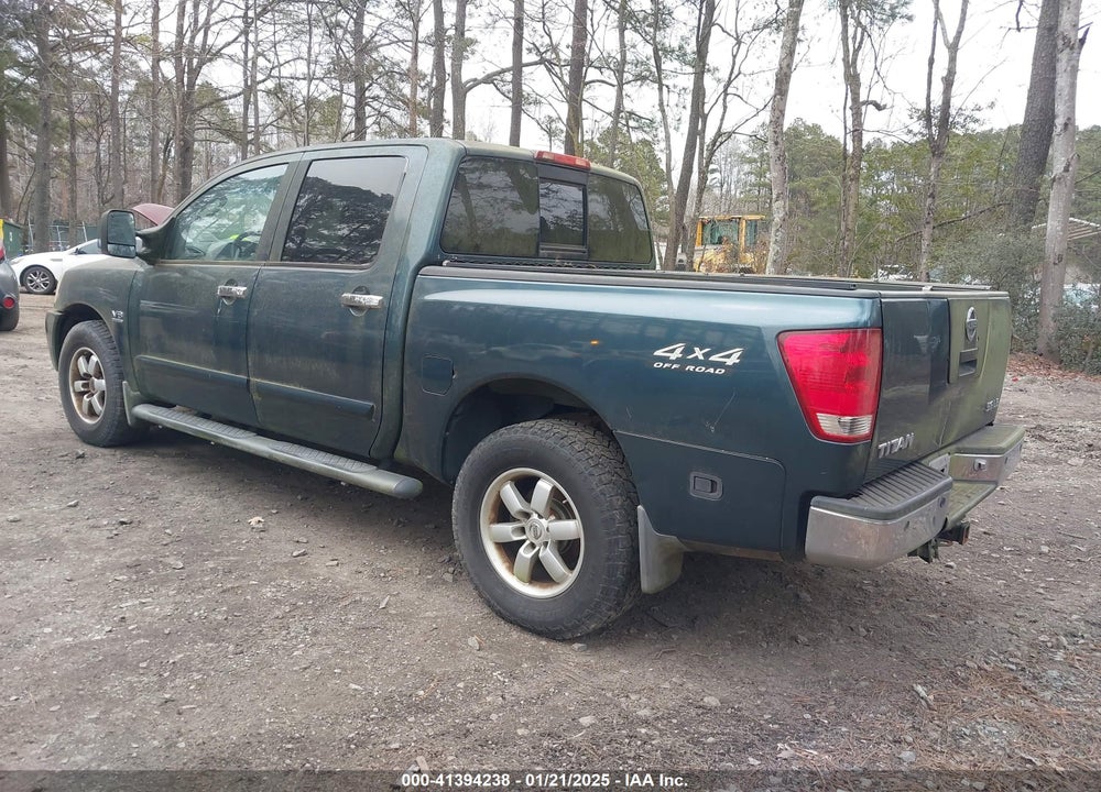 2004 NISSAN TITAN LE VIN: 1N6AA07B74N514345