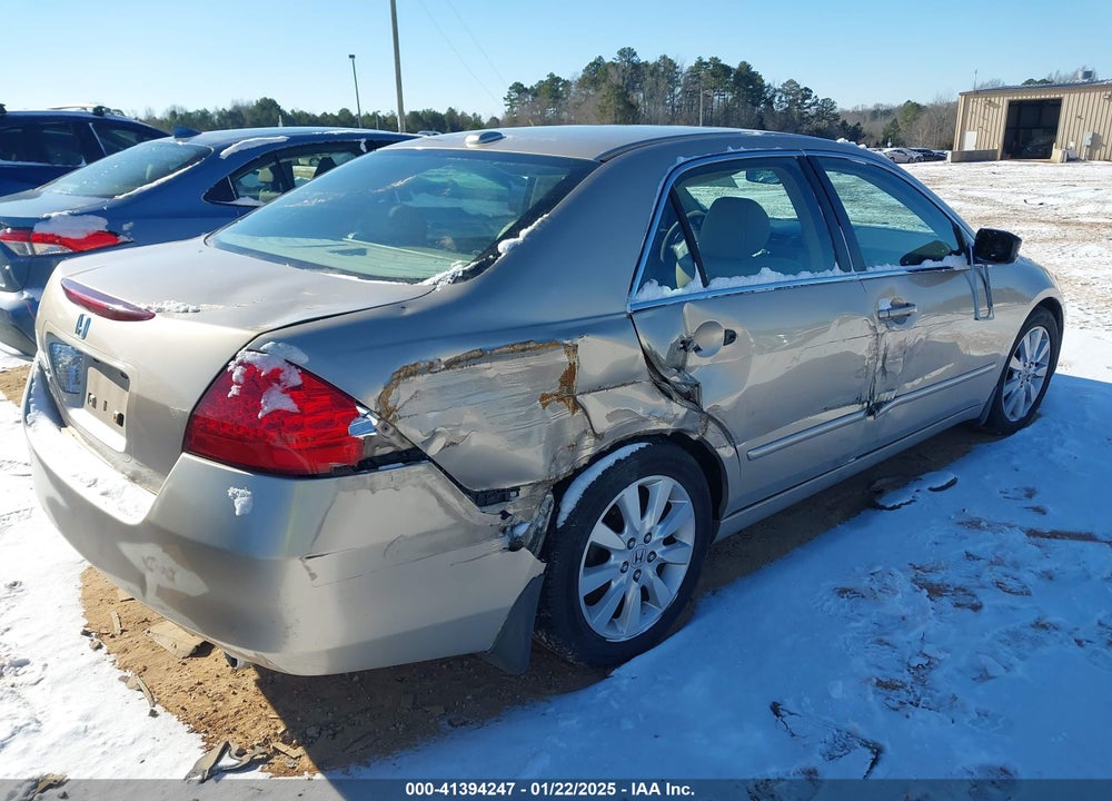 2007 HONDA ACCORD 3.0 EX VIN: 1HGCM66507A052385
