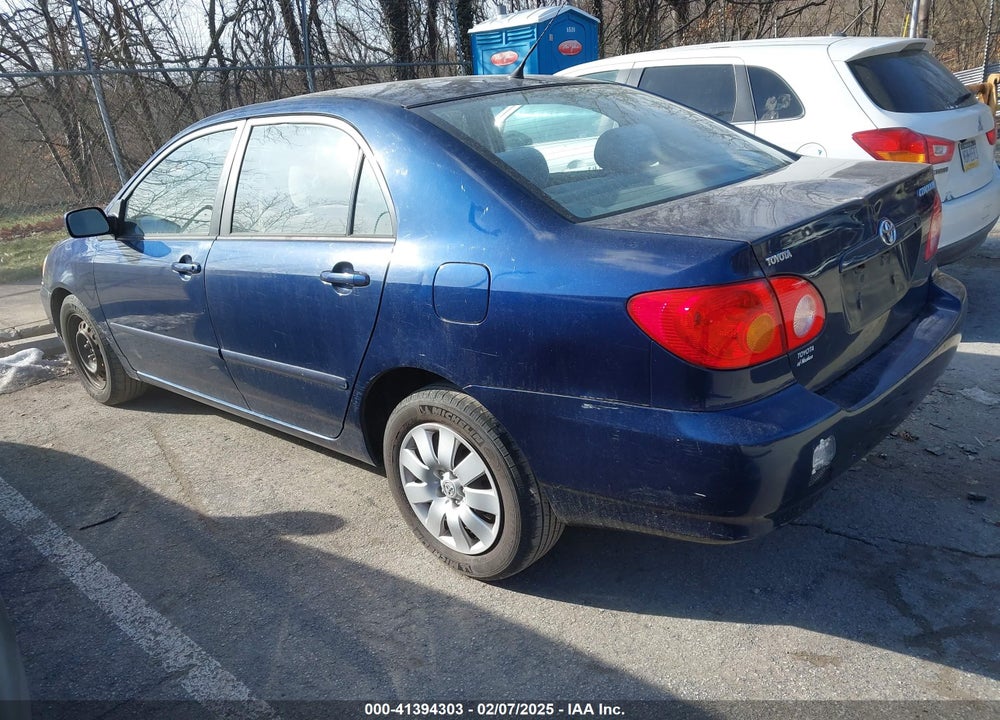 2004 TOYOTA COROLLA LE VIN: 2T1BR38EX4C275340