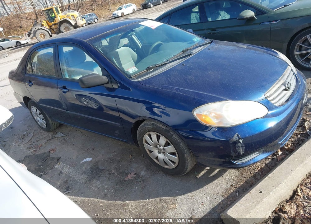 2004 TOYOTA COROLLA LE VIN: 2T1BR38EX4C275340