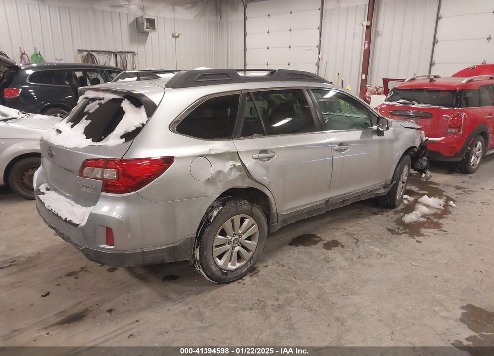 2017 SUBARU OUTBACK 2.5I PREMIUM VIN: 4S4BSACC1H3233213