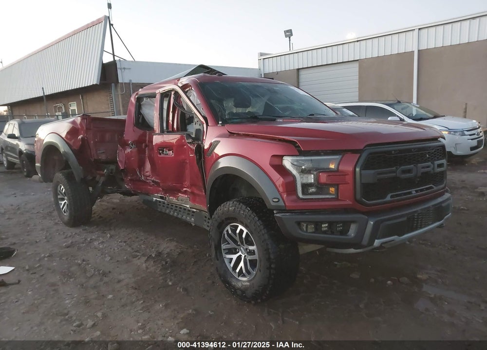 2017 FORD F-150 RAPTOR VIN: 1FTFW1RG3HFB49803