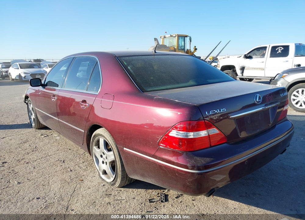 2006 LEXUS LS 430 VIN: JTHBN36F365033608