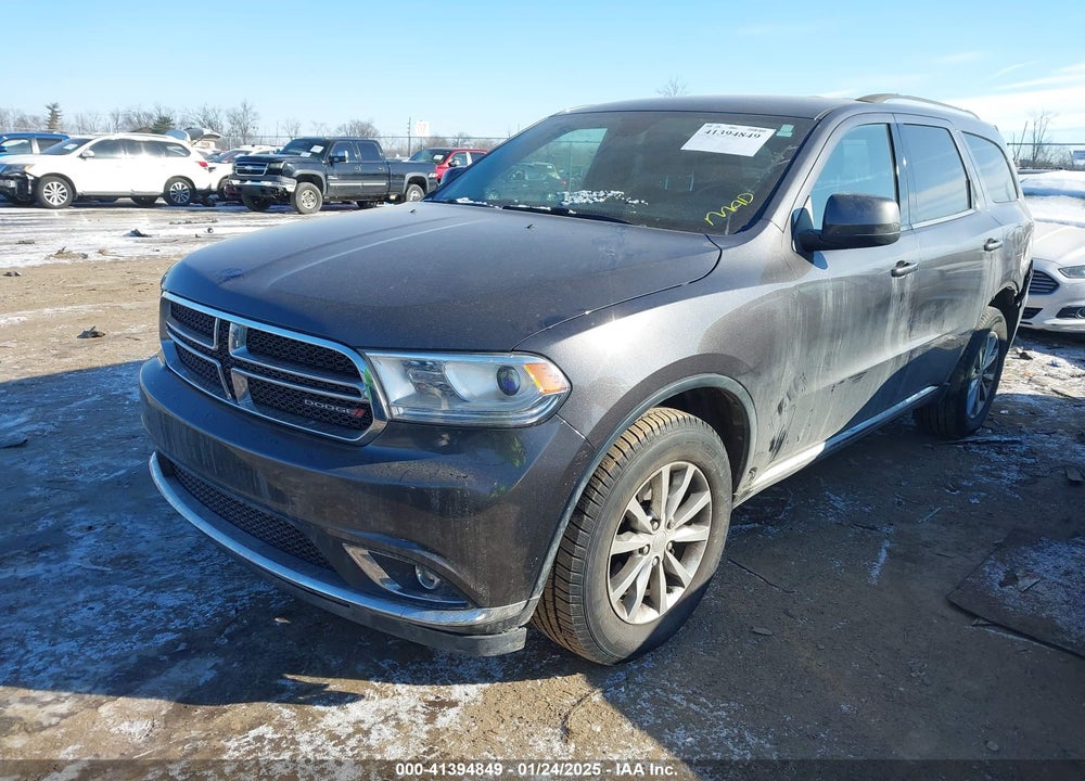 2016 DODGE DURANGO SXT VIN: 1C4RDJAG8GC485400