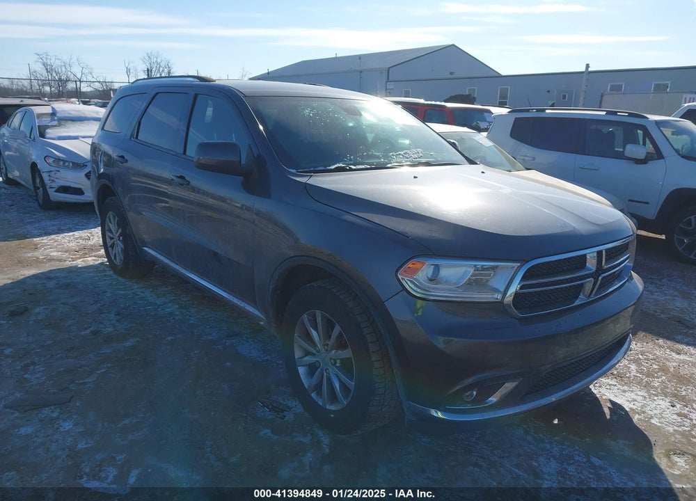 2016 DODGE DURANGO SXT VIN: 1C4RDJAG8GC485400