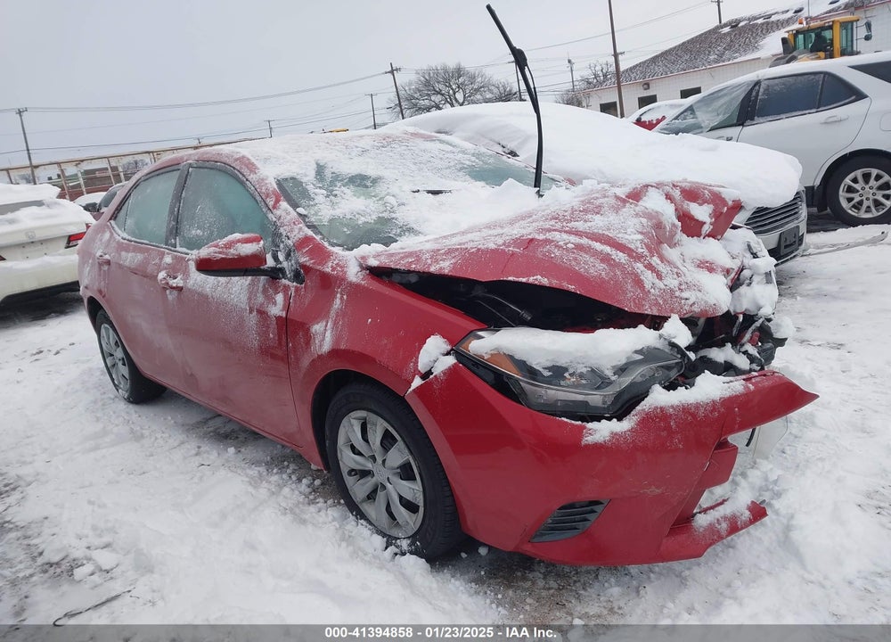 2016 TOYOTA COROLLA LE VIN: 2T1BURHE0GC535878