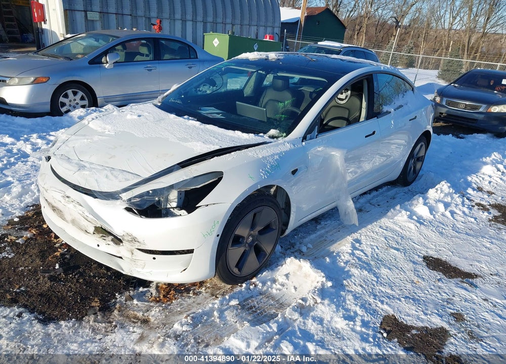 2022 TESLA MODEL 3 LONG RANGE DUAL MOTOR ALL-WHEEL DRIVE VIN: 5YJ3E1EB5NF266511