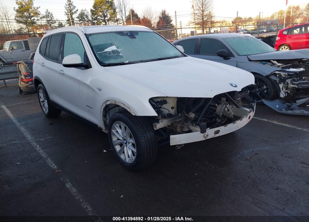 2016 BMW X3 XDRIVE28I VIN: 5UXWX9C57G0D93301