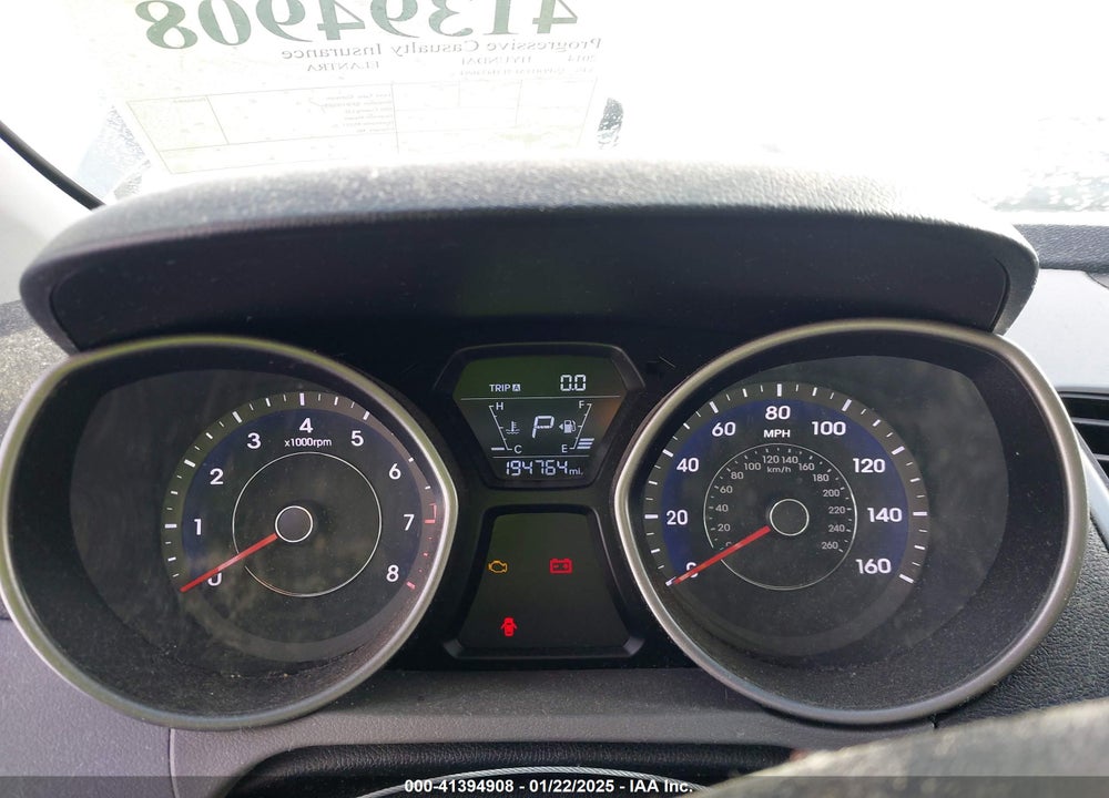 2014 HYUNDAI ELANTRA VIN: 5NPDH4AE7EH474694