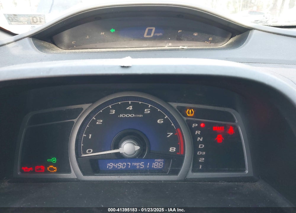2009 HONDA CIVIC VIN: 2HGFG12659H526244