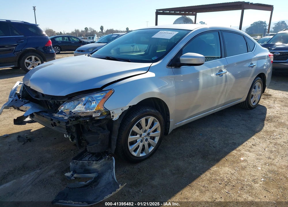 2014 NISSAN SENTRA S VIN: 3N1AB7AP3EL684395