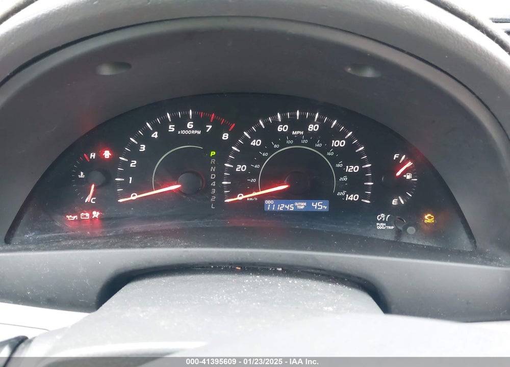 2009 TOYOTA CAMRY LE VIN: 4T1BE46K89U310280