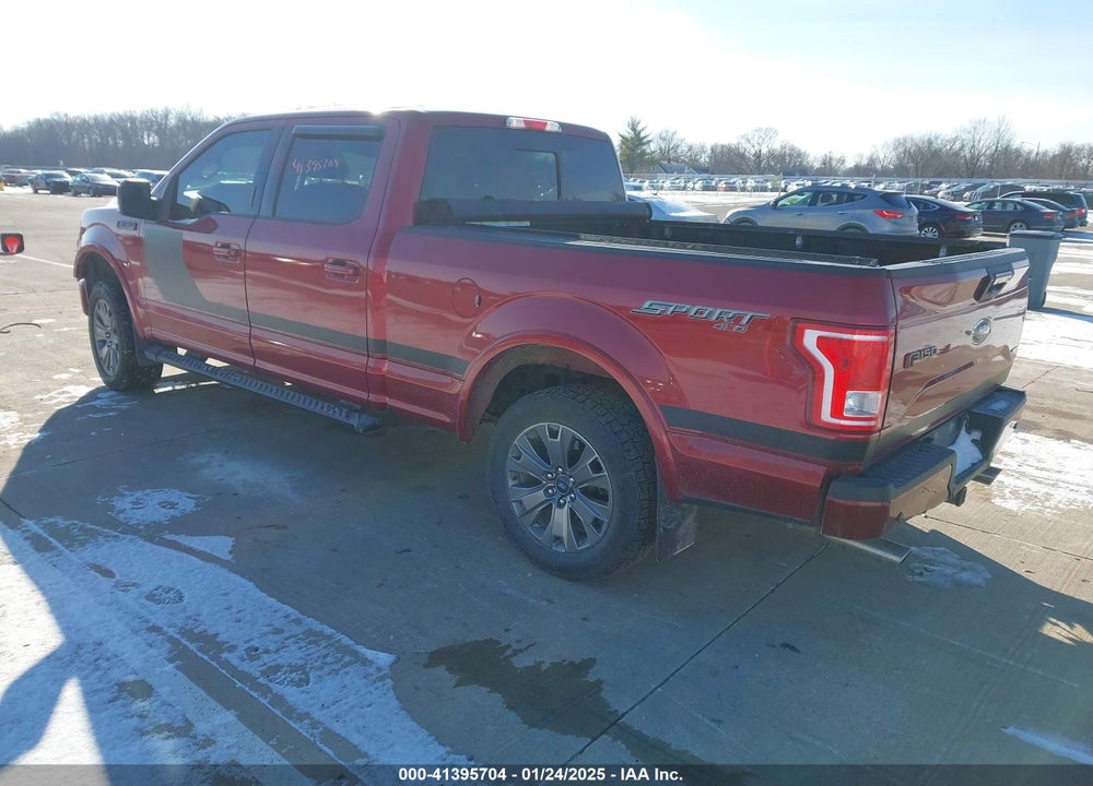 2016 FORD F-150 VIN: 1FTFW1EFXGFC52034