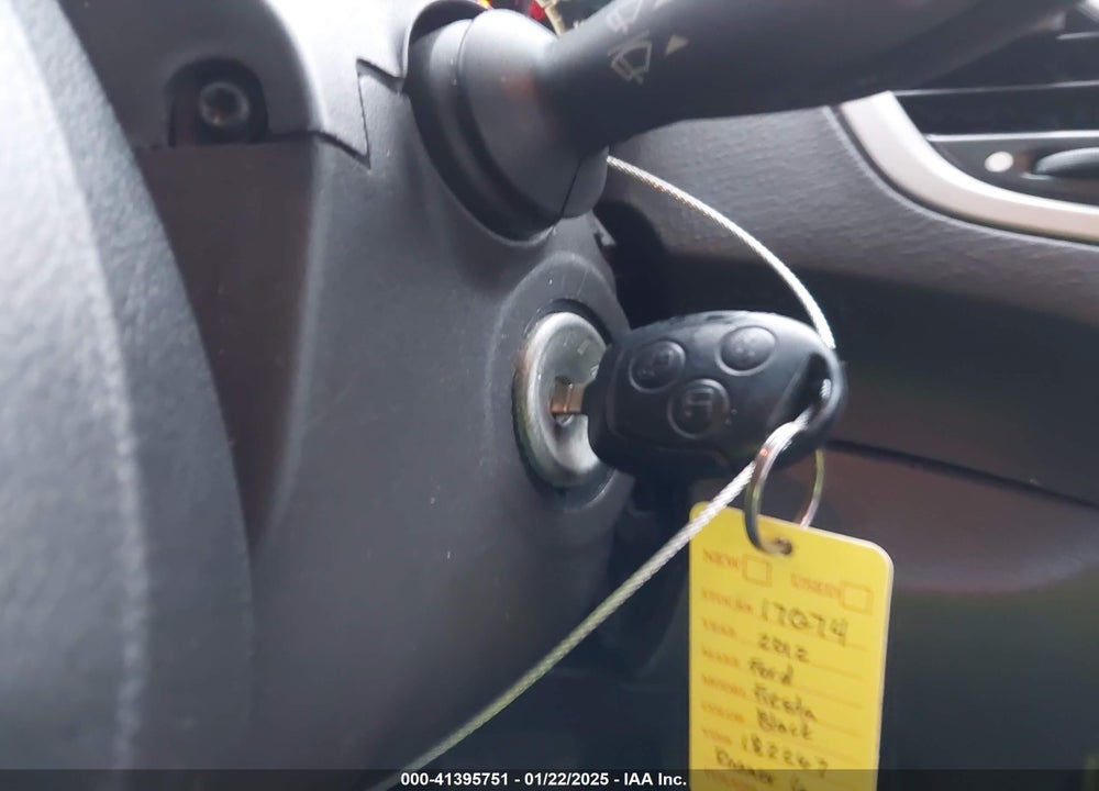 2012 FORD FIESTA VIN: 3FADP4BJ2CM182267